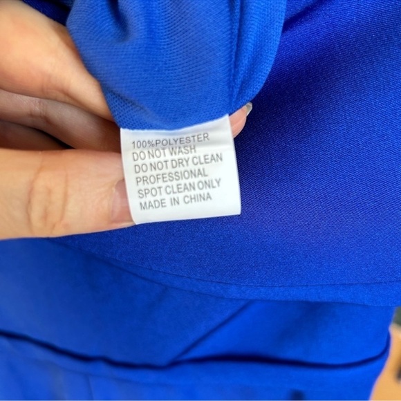 Mac Duggal 55286 Dress One Shoulder Ruffle Mini - Picture 4 of 5